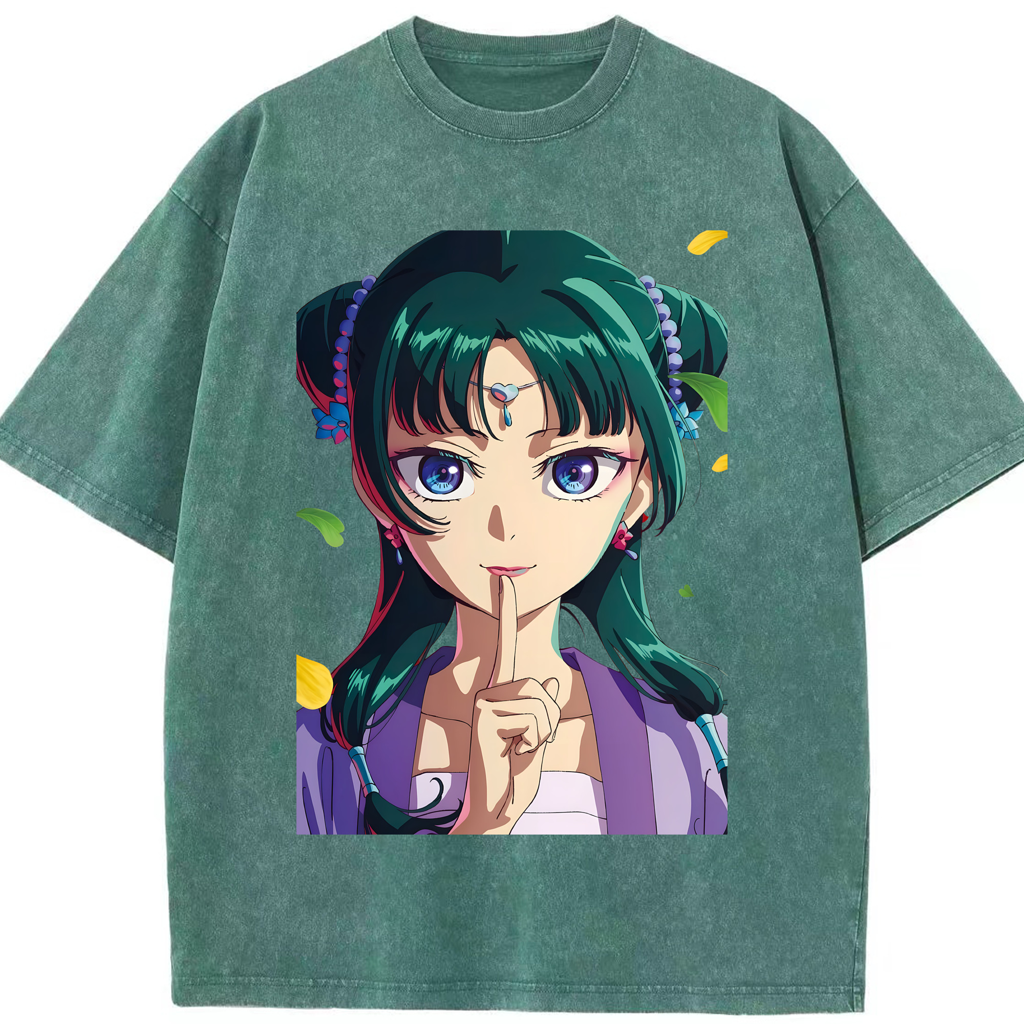 （画像用） 薬屋のひとりごと The Apothecary Diaries 綿100% ヴィンテージ風 半袖Tシャツ（フロントプリント）